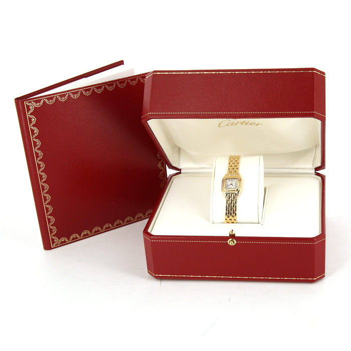 Cartier Panthère watch in yellow gold Ref:  2360 Circa  1998 - Detail D2