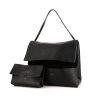 Celine All Soft handbag in black leather - 00pp thumbnail