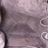 Shopping bag Celine Cabas Phantom in pelle martellata color talpa - Detail D2 thumbnail