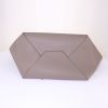 Celine Cabas Phantom shopping bag in taupe grained leather - Detail D4 thumbnail