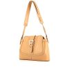 Tod's bag worn on the shoulder or carried in the hand in beige leather - 00pp thumbnail