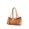 Prada Antic Buckles bag worn on the shoulder or carried in the hand in beige leather - 00pp thumbnail