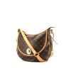 Louis Vuitton Tulum handbag in brown monogram canvas and natural leather - 00pp thumbnail