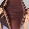 Bolso de mano Louis Vuitton Tulum en lona Monogram marrón y cuero natural - Detail D2 thumbnail