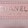 Chanel Mini Boy small model shoulder bag in beige quilted grained leather - Detail D4 thumbnail