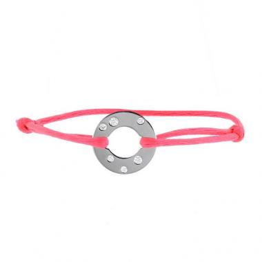 Bracelet Dinh Van Cible en or blanc et diamants