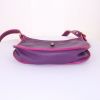 Loewe shoulder bag in purple and pink bicolor leather - Detail D4 thumbnail