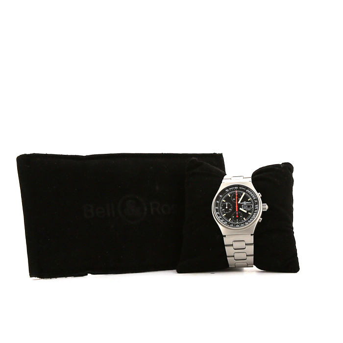 Montre Bell & Ross Pilot by SINN en acier Vers  1990 - Detail D2