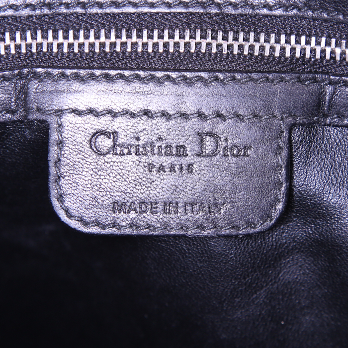 Bolso Cabás Dior Dior Soft en cuero cannage negro - Detail D3