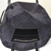 Shopping bag Celine Cabas Phantom in pelle martellata nera - Detail D2 thumbnail