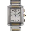 Cartier Tank Française Chrono watch in gold and stainless steel Ref: 2653 Circa  2000 - 00pp thumbnail