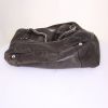 Shopping bag Prada Lux Chain in pelle iridescente marrone - Detail D4 thumbnail