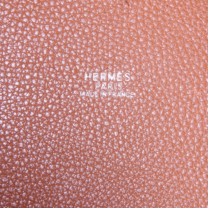 Sac à main Hermes Picotin petit modèle en cuir togo gold - Detail D3