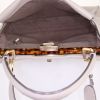 Fendi Peekaboo medium model handbag in beige leather - Detail D3 thumbnail