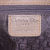 Dior Gaucho bag worn on the shoulder or carried in the hand in brown leather and brown piping - Detail D3 thumbnail