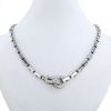 Cartier Agrafe necklace in white gold and diamonds - 360 thumbnail