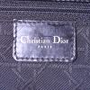 Sac cabas Dior Vintage en toile noire et cuir vernis noir - Detail D3 thumbnail
