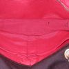 Chanel Vintage handbag in brown quilted jersey - Detail D3 thumbnail