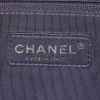 Chanel Timeless handbag in beige and black quilted leather - Detail D4 thumbnail
