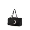 Bottega Veneta handbag/clutch in black canvas and black plexiglas - 00pp thumbnail