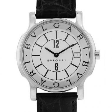 Montre Bulgari Solotempo en acier Ref :  ST35S Vers  2000