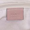 Borsa da spalla o a mano Gucci Sukey modello piccolo in tela beige e pelle beige rosato - Detail D4 thumbnail