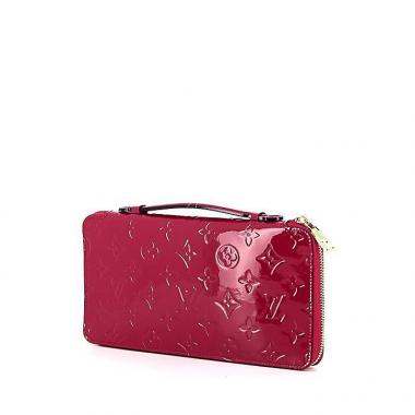 Louis Vuitton Organizer pouch in pink monogram patent leather
