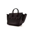 Celine Tie Bag handbag in black python and black leather - 00pp thumbnail