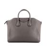 Givenchy Antigona large model bag worn on the shoulder or carried in the hand in grey grained leather - 360 thumbnail