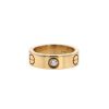 Cartier Love large model ring in yellow gold and diamonds - 00pp thumbnail