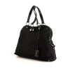Yves Saint Laurent Muse handbag in black leather and black canvas - 00pp thumbnail