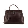 Hermes Kelly 32 cm handbag in brown Swift leather - 360 thumbnail