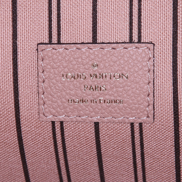 Sac bandoulière Louis Vuitton Metis en cuir monogram empreinte beige - Detail D4