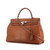 Hermes Kelly 32 cm handbag in brown togo leather - 00pp thumbnail