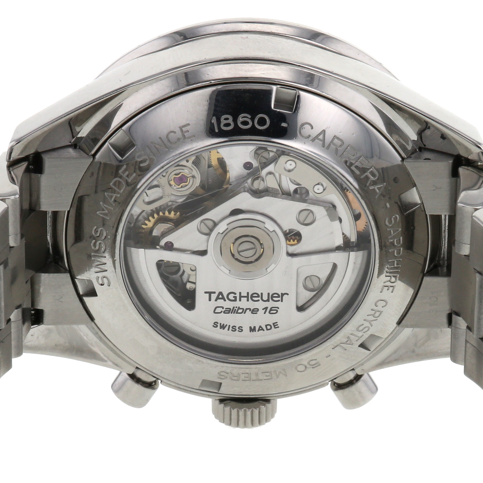 Orologio Tag Heuer Carrera in acciaio Ref :  CV2010-2 Circa  2008