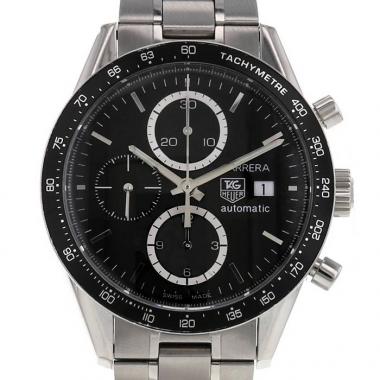 Orologio Tag Heuer Carrera in acciaio Ref :  CV2010-2 Circa  2008
