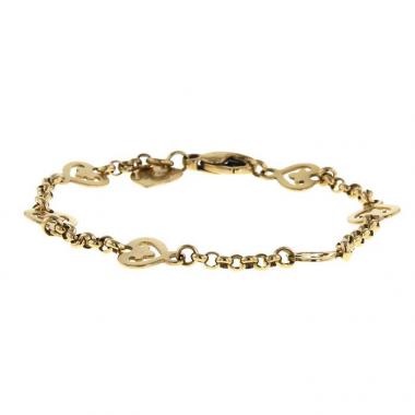 Brazalete flexible O.J. Perrin Légende en oro amarillo