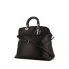 Dior Granville large model shopping bag in black leather - 00pp thumbnail