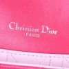 Dior Miss Dior Promenade shoulder bag in raspberry pink leather - Detail D3 thumbnail