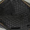 Gucci Jackie handbag in black leather and black suede - Detail D2 thumbnail