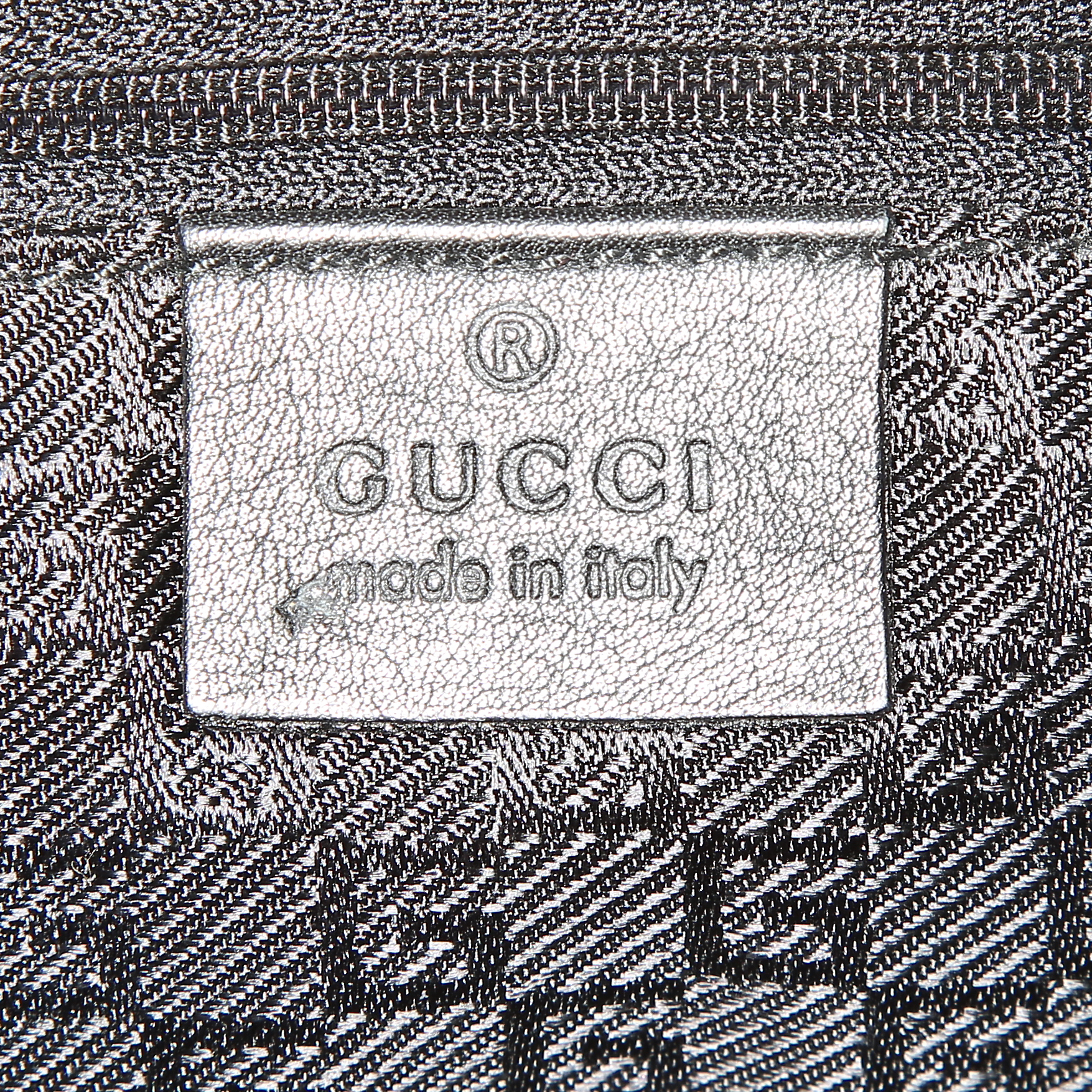 Bolso de mano Gucci Jackie en cuero negro y ante negro - Detail D3