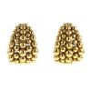 Boucheron Grains de Raisins earrings in yellow gold - 00pp thumbnail