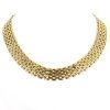 Flexible Vintage 1980's necklace in yellow gold - 00pp thumbnail