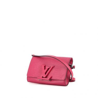 Bolso bandolera Louis Vuitton Louise en cuero Epi rosa