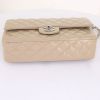 Chanel Timeless handbag in beige patent quilted leather - Detail D5 thumbnail