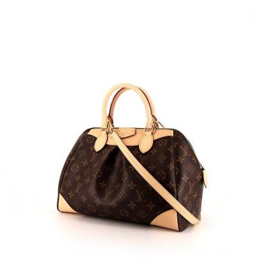 Borsa Louis Vuitton Ségur in tela monogram marrone e pelle naturale
