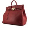 Hermes Haut à Courroies weekend bag in burgundy togo leather - 00pp thumbnail