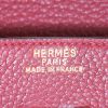 Bolso de fin de semana Hermes Haut à Courroies en cuero togo color burdeos - Detail D3 thumbnail