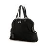 Yves Saint Laurent Muse large model handbag in black canvas and leather - 00pp thumbnail