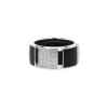 Chaumet Class One Black & White large model ring in white gold,  diamonds and enamel - 00pp thumbnail